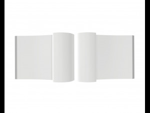 brochure opened size a5 04 Modèle 3D