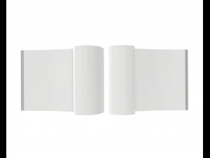brochure opened size a5 04 3D Model