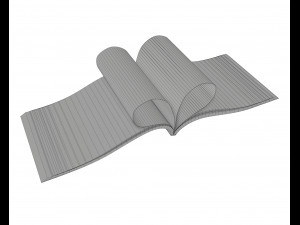 brochure opened size a5 04 Modèle 3D