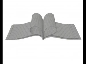 brochure opened size a5 04 3D Model