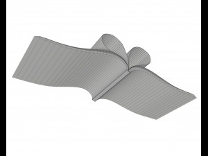 brochure opened size a5 04 Modèle 3D