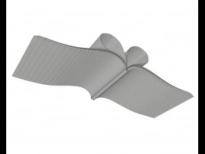 brochure opened size a5 04 3D Model