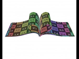 brochure opened size a5 04 Modèle 3D