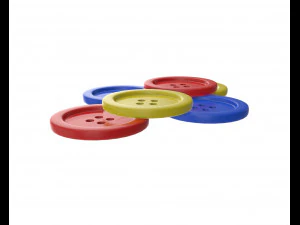 button 3D Model