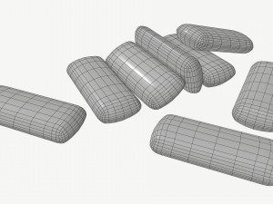 chewing gum 03 3D Model