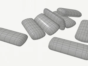 chewing gum 03 3D Model