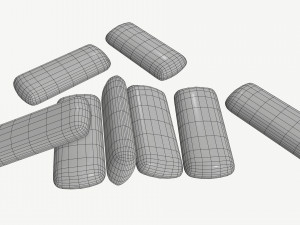 chewing gum 03 3D Model