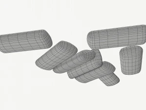 chewing gum 03 3D Model