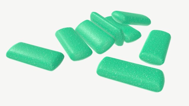chewing gum 04 Modelo 3D .c4d .max .obj .3ds .fbx .stl .blend