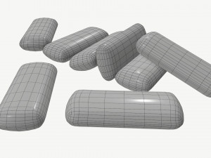 chewing gum 04 Modelo 3D