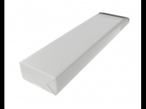 chewing gum stick opened 02 Model 3D