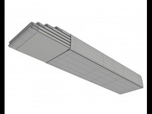 chewing gum stick opened 02 Model 3D