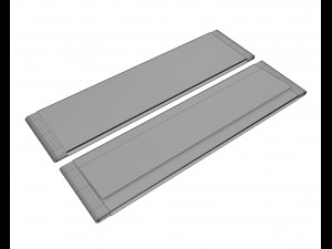 chewing gum sticks with blank label 3D Model