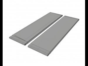 chewing gum sticks with blank label 3D Model