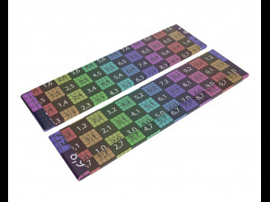 chewing gum sticks with blank label 3D Model