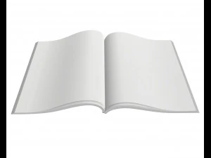magazine opened 02 3D Model