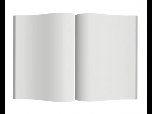 magazine opened 02 3D Model