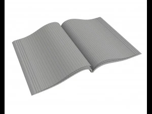 magazine opened 02 3D Model
