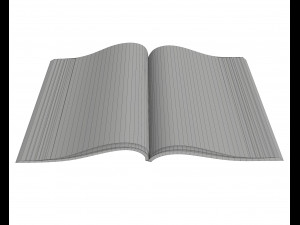 magazine opened 02 3D Модель