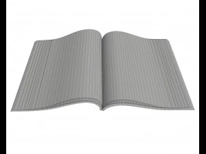 magazine opened 02 3D Model