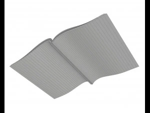 magazine opened 02 3D Model