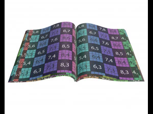 magazine opened 02 3D Model