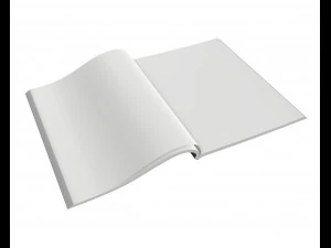 журнал відкритий 03 3D Модель