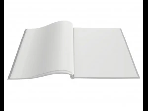 magazine opened 03 3D Model