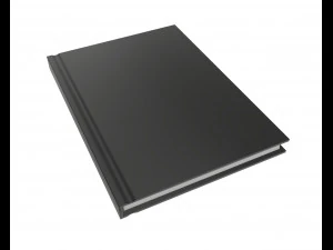 notatnik zamknięty, rozmiar a6 Model 3D