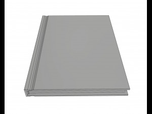 notebook closed size a6 3D 모델