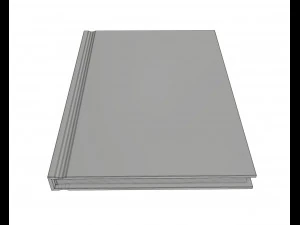 buku catatan tertutup ukuran a6 Model 3D