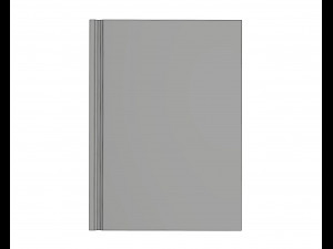 notebook closed size a6 3D 모델