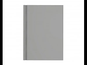 buku catatan tertutup ukuran a6 Model 3D