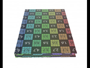 notebook closed size a6 3D 모델