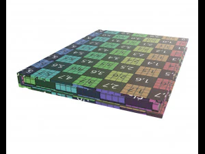 buku catatan tertutup ukuran a6 Model 3D