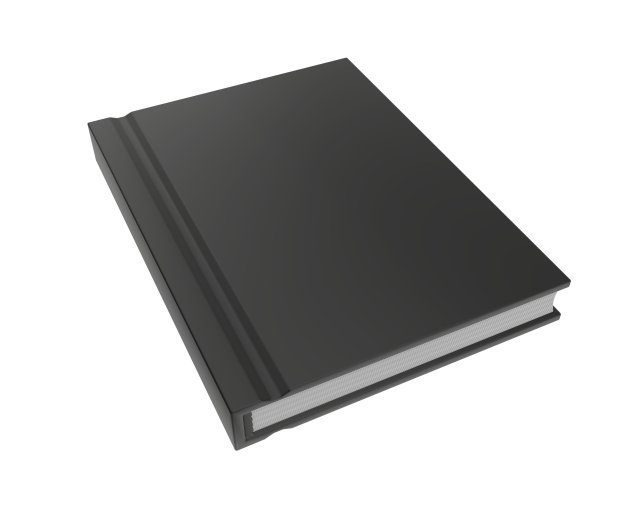 notebook closed size a8 3D-Modell .c4d .max .obj .3ds .fbx .stl .blend 