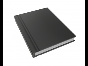 notebook closed size a8 3D Model