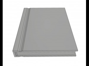notebook closed size a8 3D-Modell