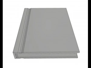 блокнот закритий розмір а8 3D Модель