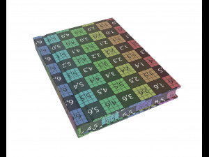 notebook closed size a8 3D-Modell