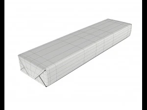pack of chewing gum 02 3D Model