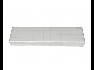 pack of chewing gum 02 3D Model