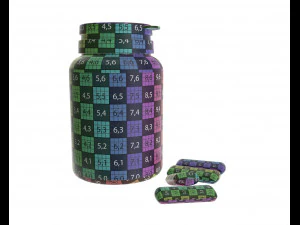 plastic bottle for chewing gum 3D Model