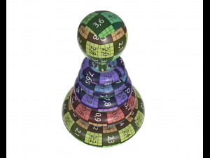 pyramid colored toy 3D 模型