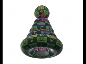 pyramid colored toy 3D 模型