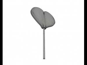 rainbow lollipop heart shaped candy 3D Model