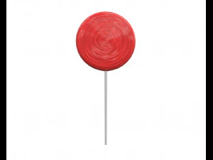 nound lollipop on stick 3D Model