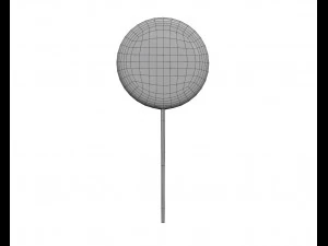 nound lollipop on stick 3D Model