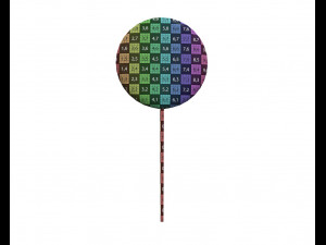 nound lollipop on stick Modello 3D