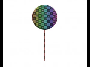 nound lollipop on stick 3D Model